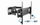 Mbajtëse për TV/Monitor Maclean MC-701N, 23”-55”, VESA 400x400, e zezë