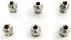 Kokë e topit Himoto (8,0 mm)- 31041, 6 copë, të argjendta