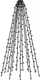 Dekor dritash për shtyllë flamuri Sirius Tech-Line, 6m, 480 LED, i bardhë