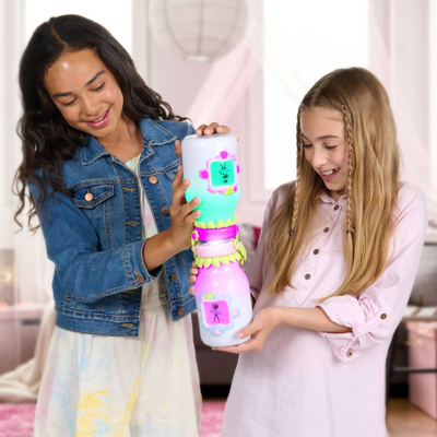 Lodër interaktive Got2Glow Fairy Jar, kavanoz zanash, me drita, rozë