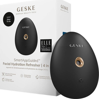 Pajisje fytyre Geske 4 në 1 për lagëtim, Skin Scan, IPX7, gri