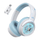 Kufje gaming ONIKUMA GT802, tri-mode wireless Bluetooth 2.4GHz, driverë 50mm, blu e bardhë