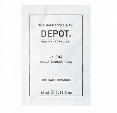 Xhel flokësh Depot N. 304 Strong Hold, fiksim i fortë, 10ml