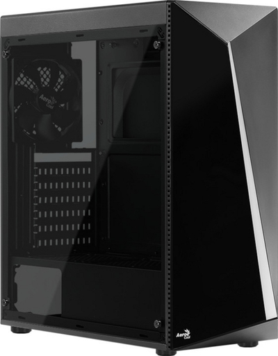 Kasë kompjuterike Aerocool Shard RGB Midi-Tower, e zezë