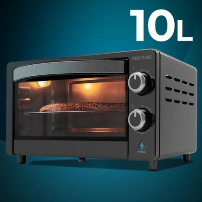 Furrë tavoline Cecotec Bake&amp;Toast 1090, 10L, 1000W, e zezë