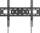 Mbajtëse muri për TV InLine 23118A, 37"-80", deri 75 kg, e zezë