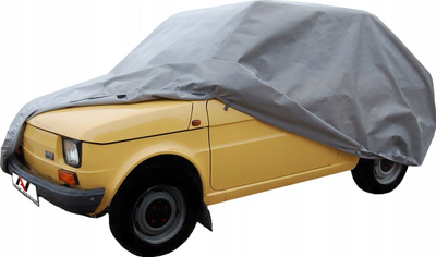 Mbulesë makine Nava Group Classic, për Fiat 126p Maluch, komplet, gri e hirtë