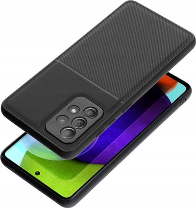 Mbrojtëse telefoni Forcell Noble për Samsung Galaxy A35 5G, e butë, mat, e zezë