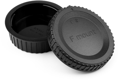Kapak aparati dhe objektivi Calumet, set për Nikon F Mount, ngjyrë e zezë