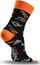 Çorape Neo Tools Colorful Socks, masë 43-46, pambuk, të zeza me portokalli