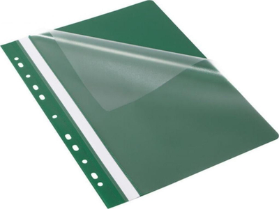 Dosje me kapëse Bantex Budget PP A4, paketim 25 copë, Evo green