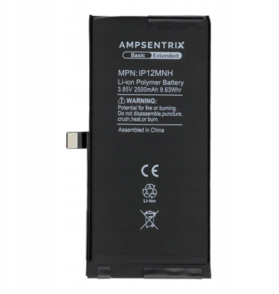Bateri AmpSentrix IP12MNH, 2500mAh, iPhone 12 Mini