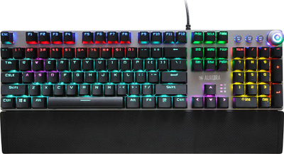 Tastierë Aurora K-3 LED KRGB (IKGMK3), kafe