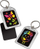 Set kreativ Melissa & Doug Scratch Art Key Chain, 6 copë, për kalamaj, shumëngjyrësh