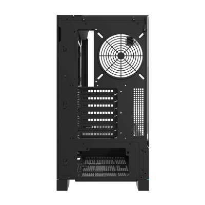 Kuti kompjuteri Darkflash DY450 pa ventilatorë (i zi)