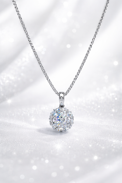 Qafore Silver me Kristale – Shkëlqim Luksoz