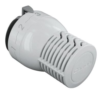 Kokë termostatike Comap Sensity, lidhje M30, për radiator, e bardhë