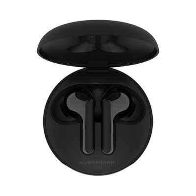 Kufje wireless LG HBS FN4, in ear, me heqje zhurme, ngjyrë e zezë
