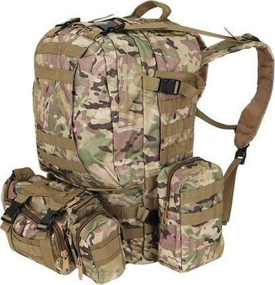 Ранец HQ Милитари Бекпек, 45L, тактички, камуфлажен