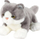 Lodër pelushi Beppe ZOO Plush Cat Ashen, mace 30cm, gri