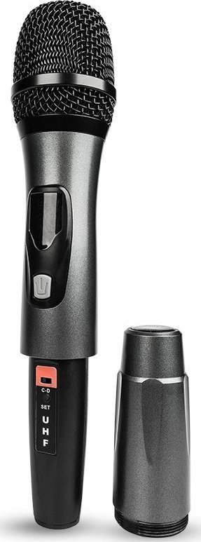 Sistem mikrofonësh pa tel NN WMIC4, 4 kanale UHF, me 3 mikrofona dore edhe headset, i zi