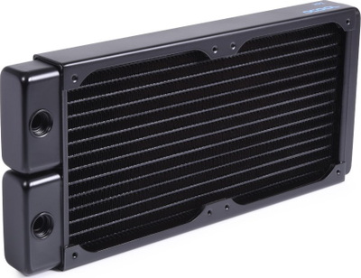 Radiator ftohës Alphacool NexXxoS HPE 30, 240mm, për ftohje me ujë, i zi