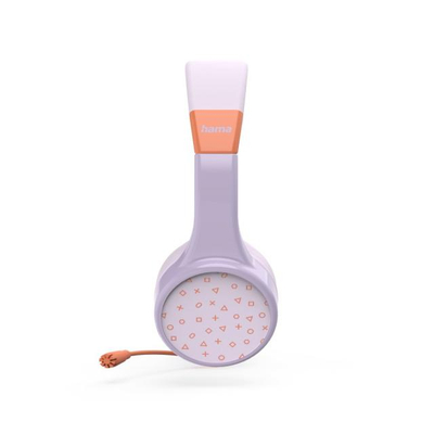 Kufje për fëmijë Hama "Teens Guard II", Bluetooth, rozë/ portokallta