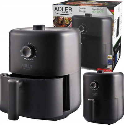 Fritezë Adler D6310 3.0 LTR, i zi