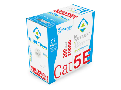 Kabllo rrjeti Alantec KIU5STR305, Cat5e, 305m, e hirtë
