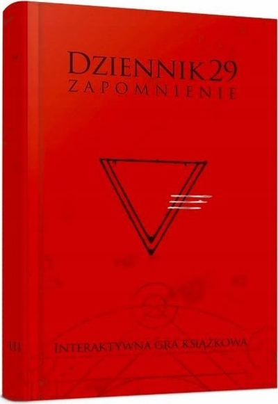 Liber loje Journal 29 Oblivion, interaktiv me puzzle, thriller shkencor, i kuq