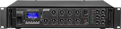 Amplifikator zëri PA HQM HQM2650BC, 650W, Radio FM, MP3, Bluetooth, i zi