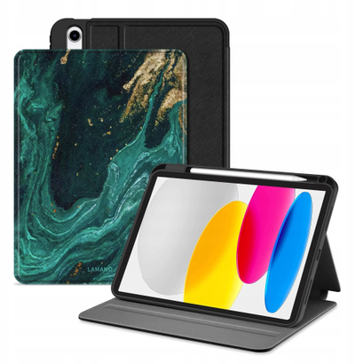 Mbulesë tabletë Tech-Protect Lamano, për iPad 10.9" 2022 dhe 11" 2025, Aura Green, jeshile