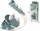 Puzzle 3D dinosauri Icom Polska, model Triceratops, shumëngjyrësh