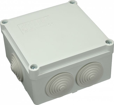 Kuti hermetike sipërfaqësore Pawbol S-BOX 106, IP56, 100 x 100 x 50mm, gri