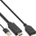 Kabllo konvertuese InLine HDMI në DisplayPort, 4K, 0.3m, e zezë