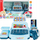 Lodër kasë Mega Creative Cash Register 532402, me zë, me gajdëra, blu
