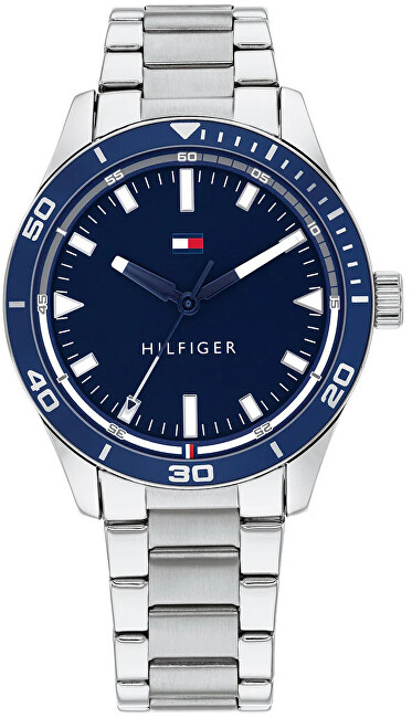 Orë dore për meshkuj Tommy Hilfiger Essentials 1791817, e argjendtë