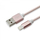 Kabllo USB - IPH 7, 8pin, M/M 1,5M, rozë/ari