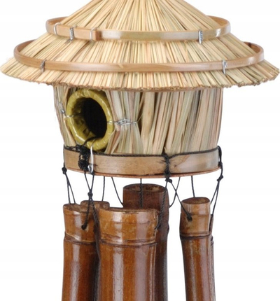 Ѕвонче од бамбус TakeTokio Bamboo House, декоративно, за надворешен простор