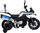 Motor elektrik për fëmijë BMW Police PA0282, 6 km/h, 30 kg, i bardhë e zi