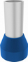 Ferrula të izoluara Elpromet E16-12, 16 mm², 12 mm, blu, 10 copë