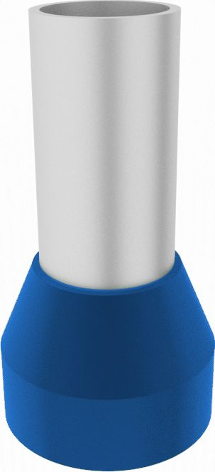 Ferrula të izoluara Elpromet E16-12, 16 mm², 12 mm, blu, 10 copë