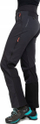 Pantallona ski për goca Salewa Sella Durastretch, softshell, për alpinim, të zeza