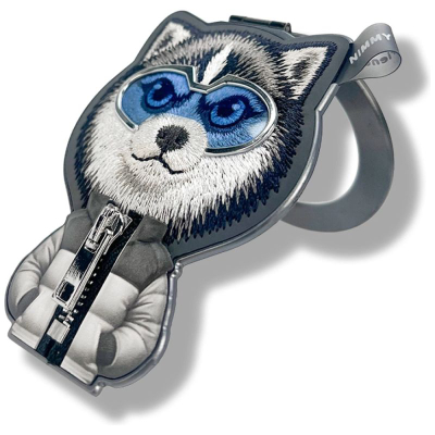 Varëse çelsash Nimmy Cool&amp;Cute 2.0 Wolf, magnetike, e zezë