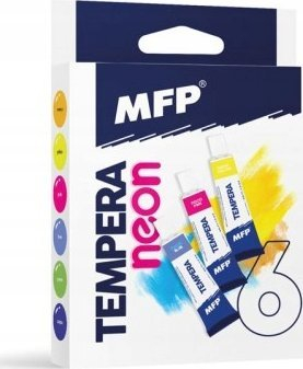 Ngjyra tempera MFP Neon 6300607, set 6x12ml, ngjyra neon