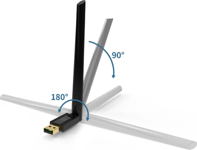 Adapter i brendshëm interneti dhe Bluetooth Conceptronic ABBY17B, 3 Mbit/s, USB, i zi