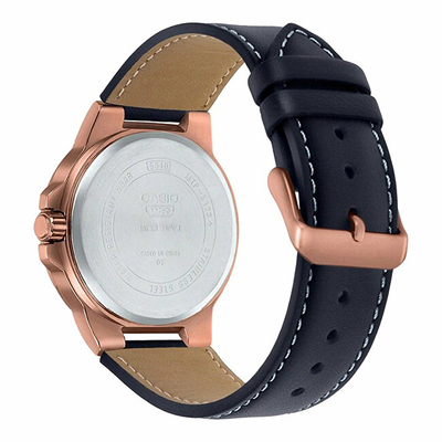 Orë Casio Collection MTP-E173RL-5AVEF (006), e zezë/artë