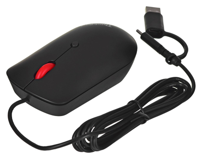 Mашина Lenovo ThinkPad USB-C жичен компактен, со кабел, USB-C, црна