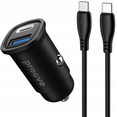Karikues makine Proove FLASH CCFC30111202, 30W, USB-A dhe USB-C, me kabllo USB-C, i zi