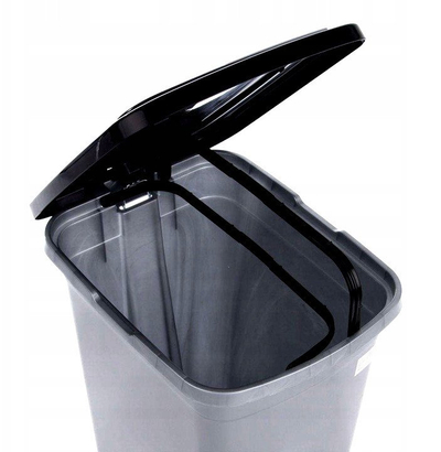 Kosh plehrash Slim, 25L, me pedale, i bardhë